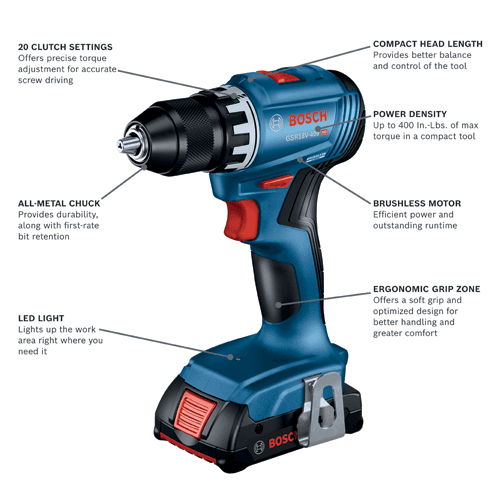 Bosch GSR18V-400B12