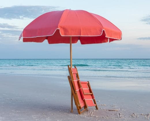 Frankford Commercial-Grade Beach Umbrella