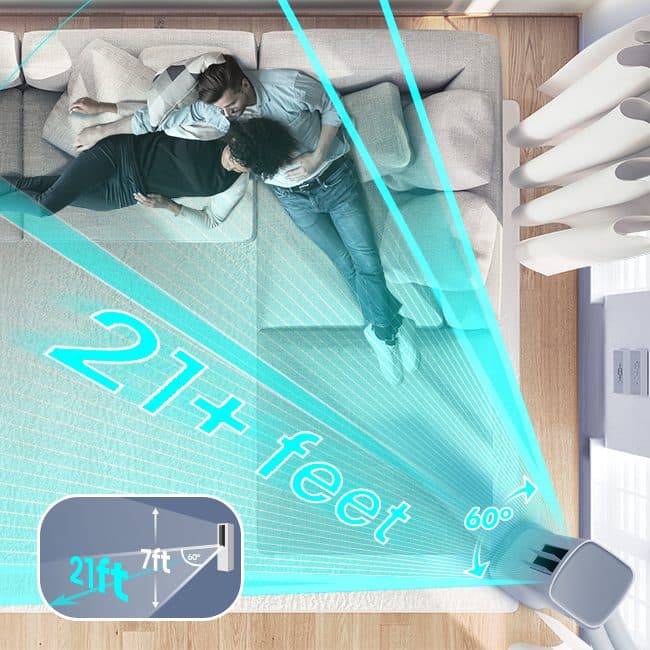 Hisense Smart Tower 8,000 BTU Heat/Cool Dual-Hose (APT0825UW1WD)