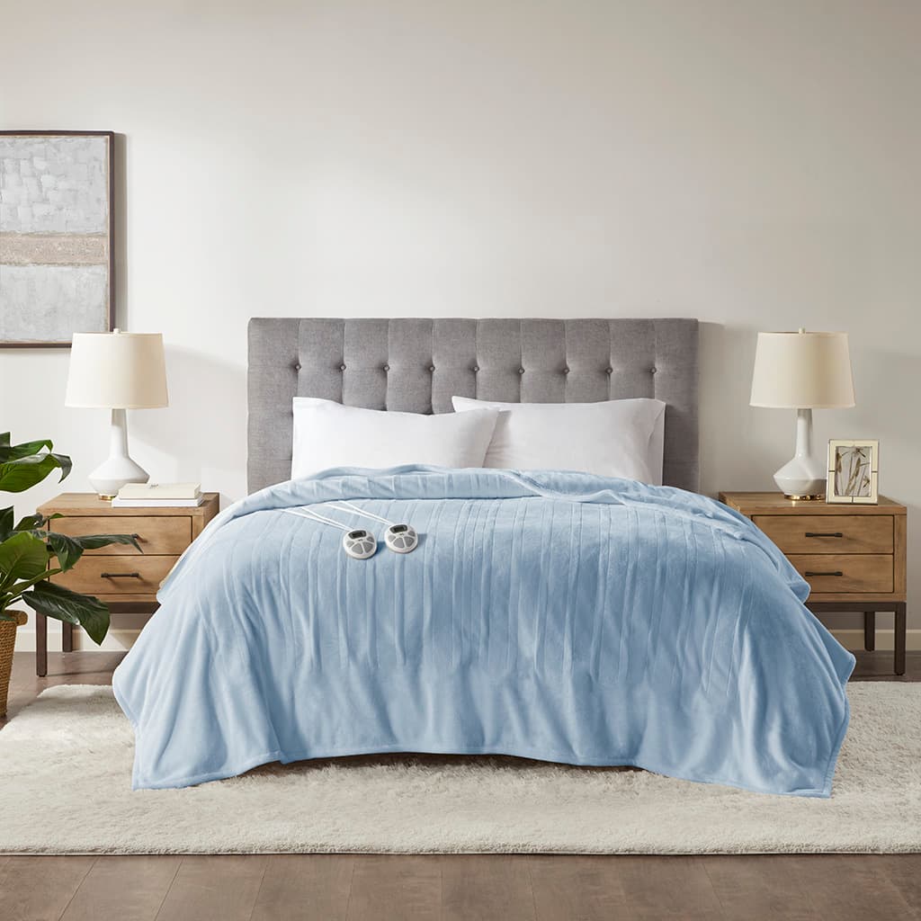 Serta Luxuriously Soft Plush Electric Blanket