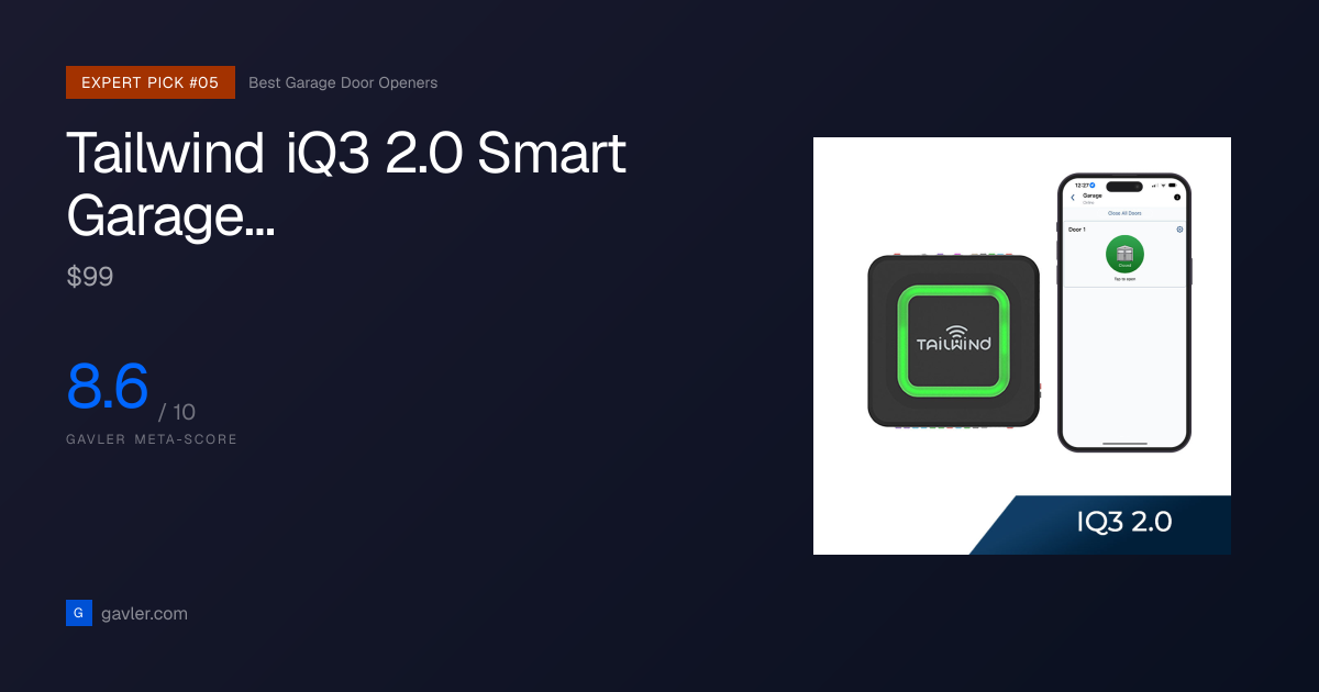 Tailwind iQ3 2.0 Smart Garage Controller Review (2026)